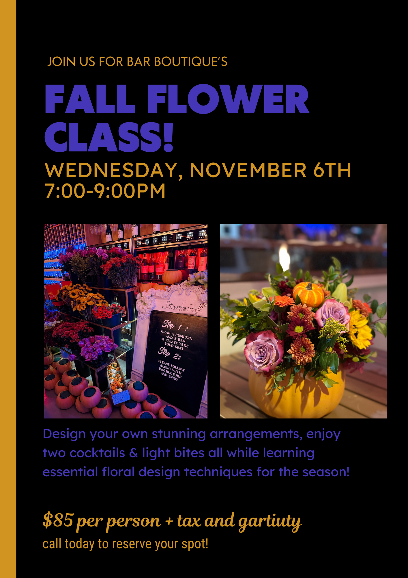 Fall Flower Class 11.6.24