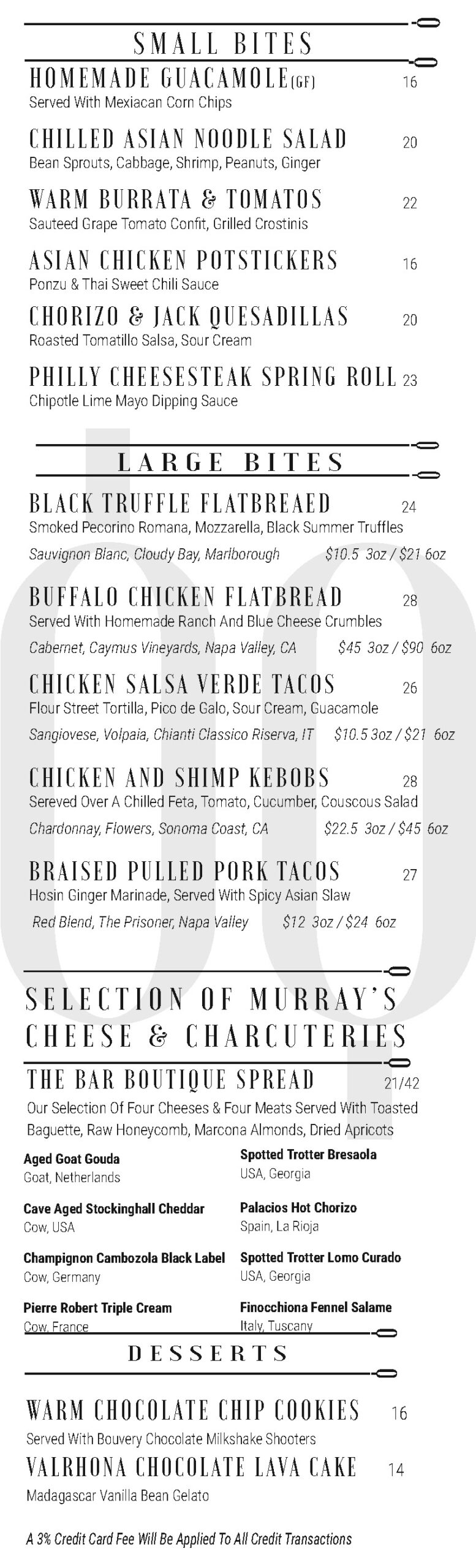 Bar Boutique - Food Menu_1